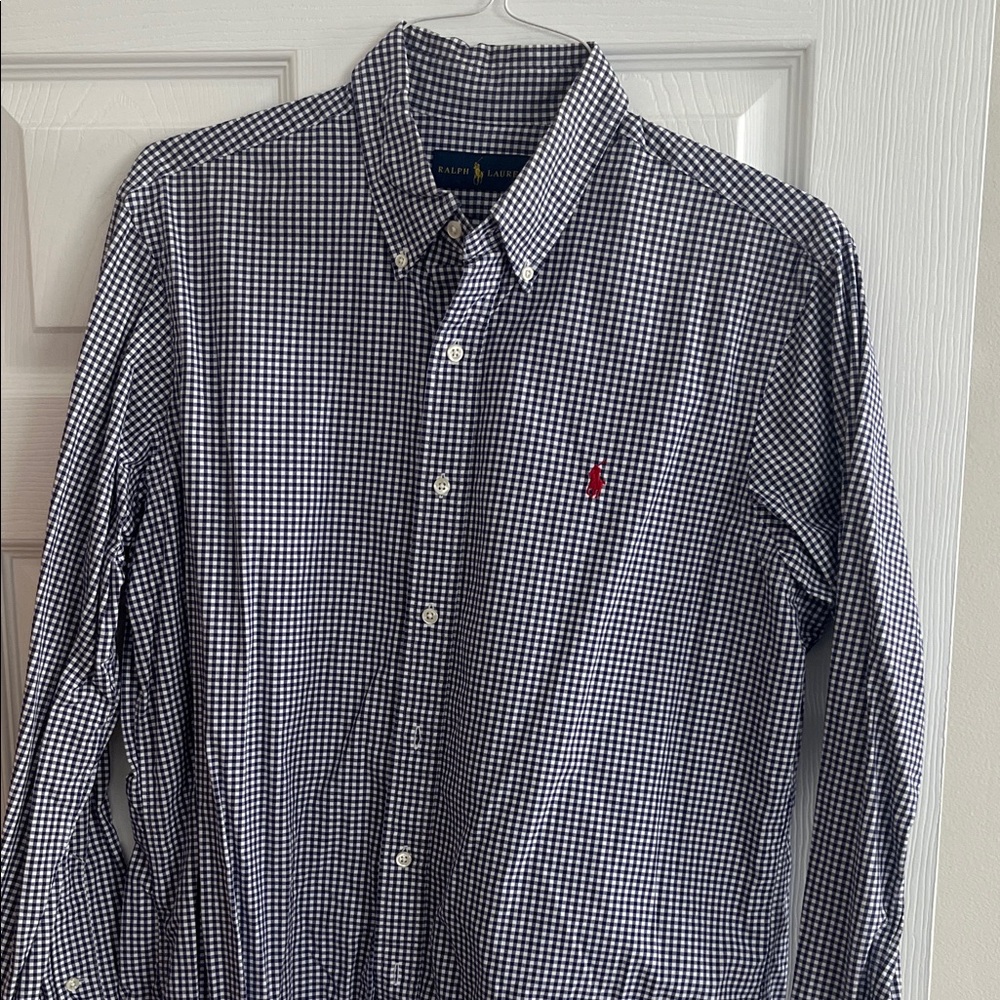 Ralph Lauren Men's Checkered Button-Down Shirt